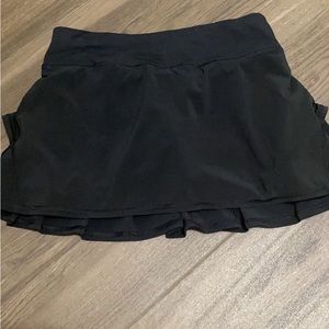 Lululemon Black Pleated Skirt
